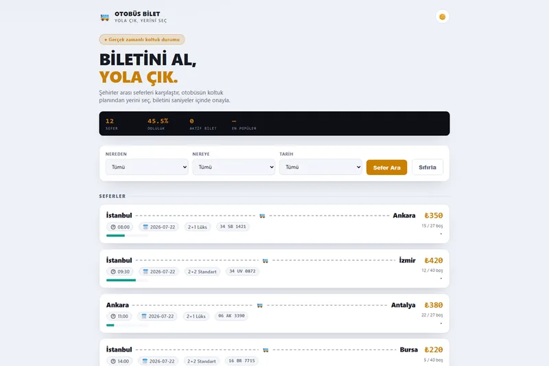 Otobüs Yönetim Sistemi